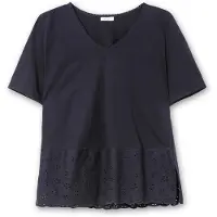 Sheego Camiseta azul oscuro