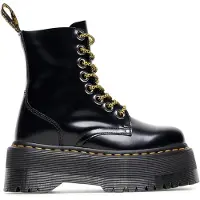 Dr. Martens Botines con cordones 'Max' amarillo oscuro / negro