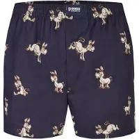 Happy Shorts Calzoncillo boxer ecru / marino / marrón