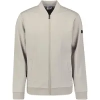 No-excess Sweater Full Zip College Collar Twill Relief Sand Talla: XXL | Bombers Outlet | Hombre | Marrón