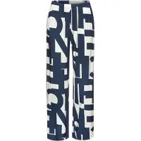 French Connection Pantalón de pijama azul oscuro / blanco