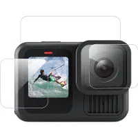 Telesin Juego de protectores de pantalla de cristal templado para GoPro 13