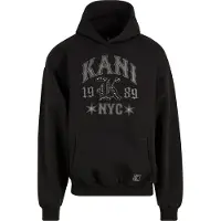 Karl kani Sudadera 'Western' gris / negro