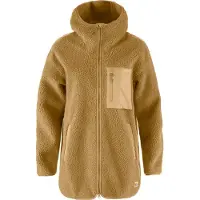 Fjällräven - Women's Vardag Pile Fleece Long - Forro polar size M, marrón/beige