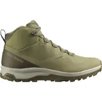 Salomon - Botas de senderismo invernal - Outsnap CSWP M Aloe/Stone Gray - Talla 42 - Gris