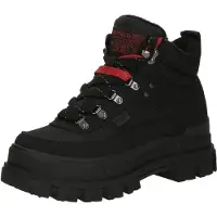 Buffalo Botines con cordones 'Aspha' rojo / negro