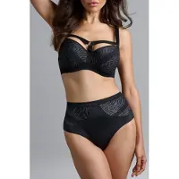 Marlies Dekkers Wing Power Black And Grey Balcony Bra Talla: 70B | Brasieres Outlet | Mujer | Negro