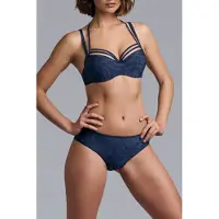 Marlies Dekkers Supernova Midnight Blue Plunge Balcony Bra Talla: 75B | Brasieres Outlet | Mujer | Azul