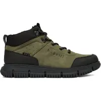 Bugatti Botas con cordones verde / negro