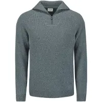 No-excess Pullover Wing Collar Half Zip Soft Woolblend Washed Blue Talla: S | Jerséis Outlet | Hombre | Azul