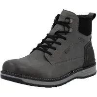Rieker Botas con cordones gris oscuro / negro