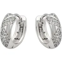 NAEMI Pendientes plata / transparente