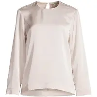 AllSaints Leanne Top Antique White Talla: 4 | Manga Larga Outlet | Mujer | Blanco