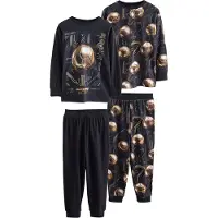 Next Pijama marrón / negro / blanco