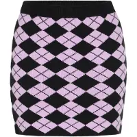 MyMo ROCKS Falda lila / negro