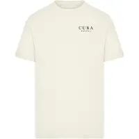 Mister tee Camiseta 'Summer Stay' crema / negro