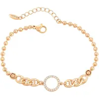 NAEMI Pulsera oro / transparente