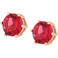 NAEMI Pendientes oro / rojo
