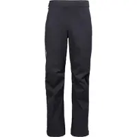 Black Diamond - Fineline Stretch FZ Pants - Pantalones impermeables size XS - Regular, negro/gris