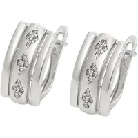 NAEMI Pendientes plata