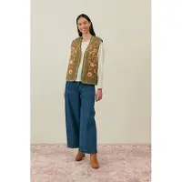 Louise Misha Vest Liberta Khaki Talla: 34 | Chaquetas Outlet | Mujer | Marrón