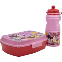 Tataway Set De Fiambrera Y Botella Minnie