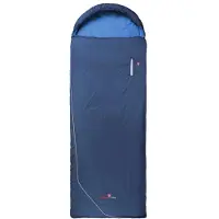 Grüezi Bag - Biopod Wolle Camp Cotton Comfort - Saco de dormir fibra sintética size bis 191 cm Körpergröße - 225 x 80 cm, azul
