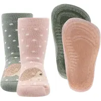 Ewers Calcetines caña / talco / blanco