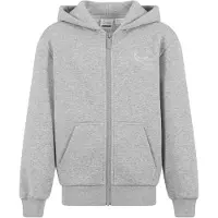 Karl kani Sudadera con cremallera 'Essential' gris moteado