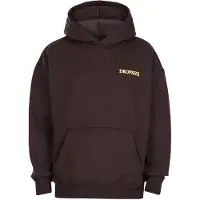 Dropsize Sudadera 'No Rules' chocolate / limón