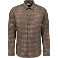 No-excess Shirt Mini Jacquard Taupe Talla: XXL | Camisas Casuales Outlet | Hombre | Negro