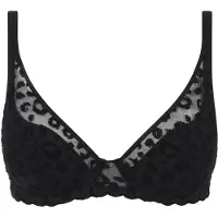Chantelle Co Bra Tshirt Plunge Foam Black Talla: E70 | Brasieres Outlet | Mujer | Negro