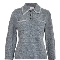 Peppercorn Top 'Leah' gris