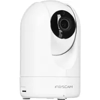 Foscam Cámara de seguridad R4M, cámara IP tipo cubo para uso interior, resolución de 2560 x 1440 píxeles, ideal para colocar en mesas o bancos