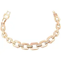 NAEMI Pulsera oro rosa / transparente