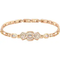 Faina Pulsera oro / transparente