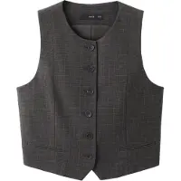 Mango Chaleco para traje 'Stuard' azul / marrón / gris moteado