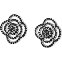 NAEMI Pendientes negro / plata