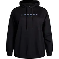 Zizzi Sudadera 'Molias' azul claro / negro