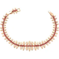 NAEMI Pulsera oro / rojo