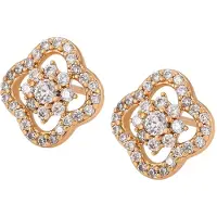 NAEMI Pendientes oro rosa