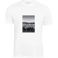Cotton Prime Camiseta gris / blanco