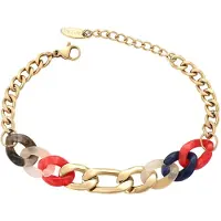 NAEMI Pulsera oro / mezcla de colores