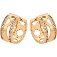 NAEMI Pendientes oro / transparente