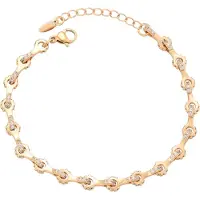 Faina Pulsera oro / transparente