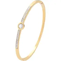 Faina Pulsera oro / transparente