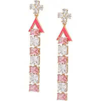 NAEMI Pendientes oro / rosa