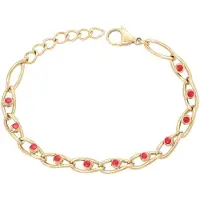 NAEMI Pulsera oro / rosa