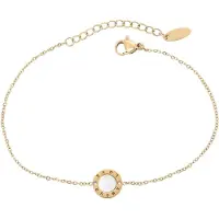 Faina Pulsera oro / transparente