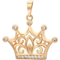 Gaya Colgante oro / transparente